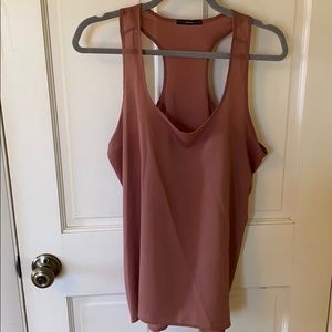 SOPRANO maroon/rust racerback tank